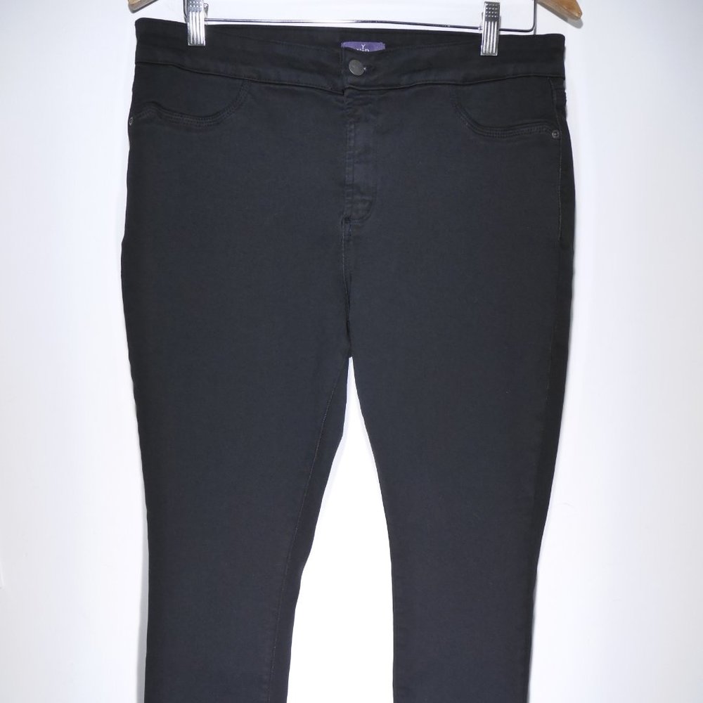 NYDJ Petite Janice Legging High Rise Jean in Black